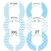 Baby Boy Nursery Clothing Size Dividers or Adult Blue Set