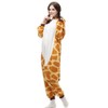 Fzhzcos Animal Onesies Adult Giraffe Costumes One Piece Pajamas for