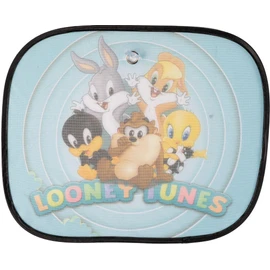 Worner Bros Pair of Side Sunshades Car, Looney Tunes Baby Girls, 44 x 35 cm, Bugs Bunny, Duffy Duck, Lola Bunny, Titti, Silvestro, Taz, Blue, UV Protection, Passenger Car