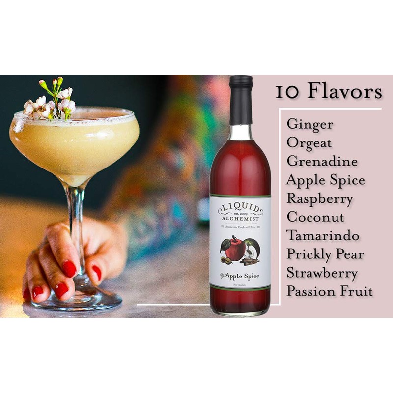 Liquid Alchemist Apple Spice Cocktail Syrup, Drink Mixer, Soda Syrup