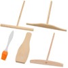 OKAWASI Wooden Crepe Dragonfly Crepe Spatula Crepe Spreader Maker DIY