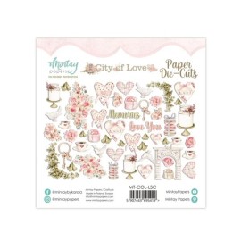 Mintay Papers City Of Love - Paper Die Cuts Ephemera - Mintay Papers 52/pk Scrapbook Journal