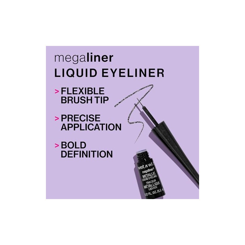 wet n wild MegaLiner - Delineador de ojos líquido -