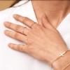 Me&Hz 14K Gold Plated Stacking Rings for Women 1mm Ultra