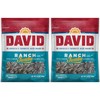 David, Sunflower Seeds, Roasted & Salted, Ranch, 5.25oz Bag (Pack