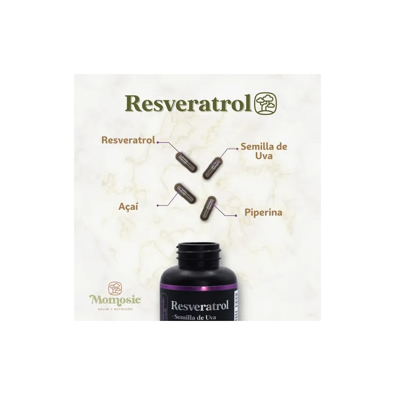 Resveratrol + Cardo Mariano | Momosie | Detox Y Antioxidante