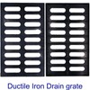 MOSINSBO Cast Iron Drain Grate 20x12 in, A-Class 3372 lbs