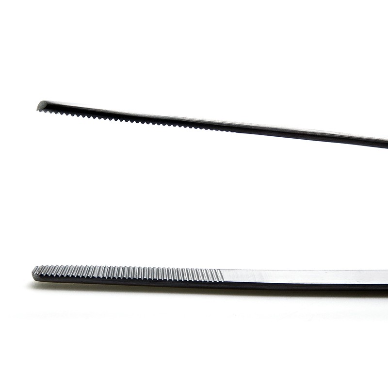 Dressing Thumb Forceps 12 Inch Tissue Tweezer 3.5cm Serrated Tip