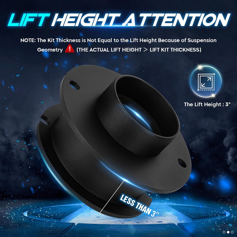 3" Front Leveling Lift Kit Compatible with 2014-2020 Ram 2500