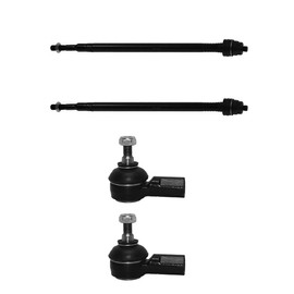 Detroit Axle - All (4) Inner and Outer Steering Tie Rod End Set Replacement for 2001-2005 Honda Civic - [2001-2005 Acura EL] - 4pc Set
