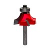 Freud Quadra-Cut Radius Rounding Over Bit with Perma-Shield Coating for