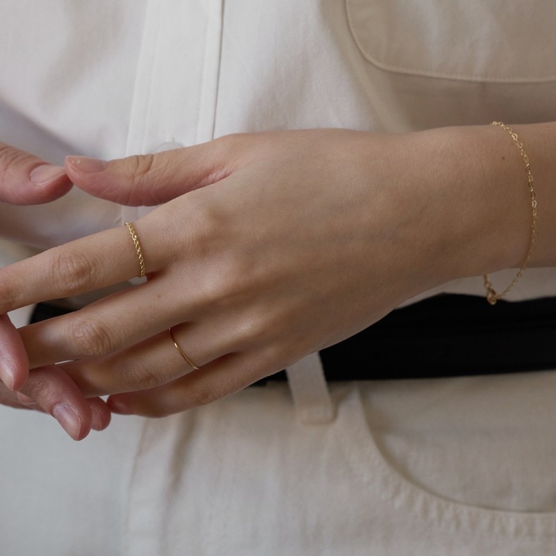 14k basic private ring gift package / 14k 베이직 민자