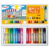 Pentel Zuko Crayons, Extra Thick, 16 Color Set, Soft Case