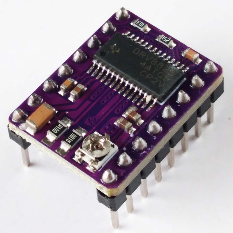 (LOLO import) DRV8825 5pcs Stepper Motor Driver with UART Heatsink