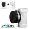 Fernco QC-3.75 3-in. Qwik Cap Schedule 40 PVC Pipe Socket