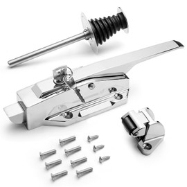 Annatuoli Walk in Cooler Door Handle, Door Closer Latch Kit, Doors Handle and Coolers Radial Latch for Freezer, Containers, Warehouse, 1/8 in to 1/4 in Flush and Release Handle