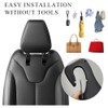 4PCS Vehicle Backseat Handbag Grocery Bags Hanger with Release Clip,