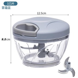 Garlic Chopper Manual Food Chopper Multi-Functional Chili Onions Vegetable Cutter Crusher Grinder Tools/Pengisar Bawang Putih