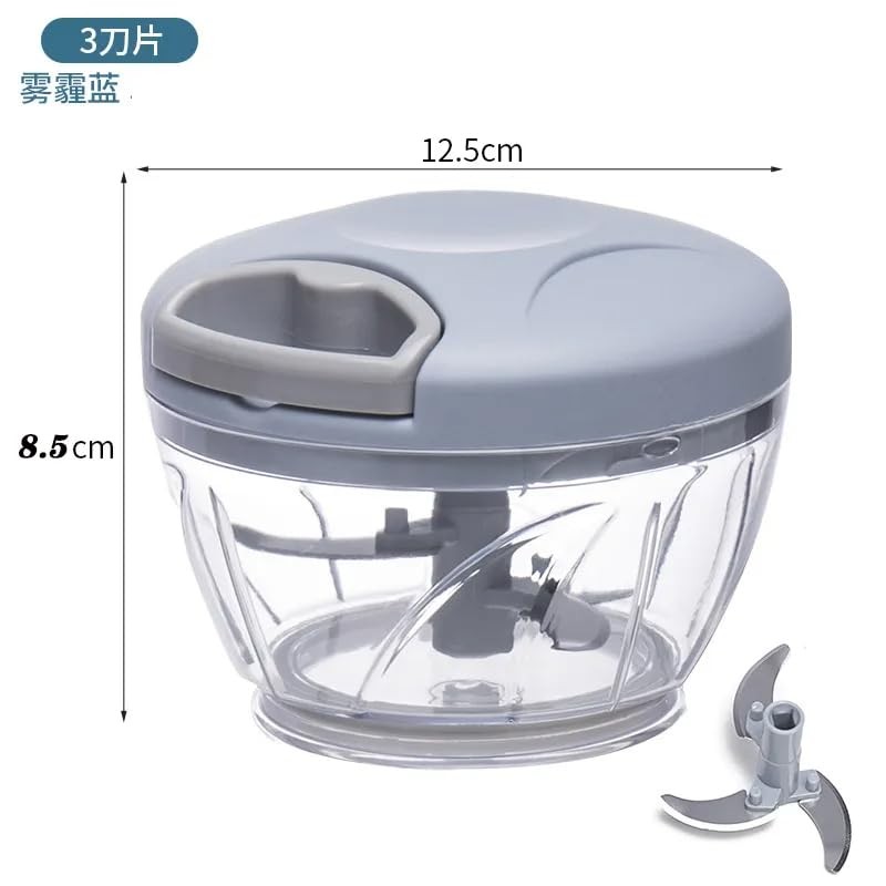 Garlic Chopper Manual Food Chopper Multi-Functional Chili Onions Vegetable Cutter