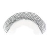 50 Pieces Heat Shield Guards with Graduations Round Single-hole Shield