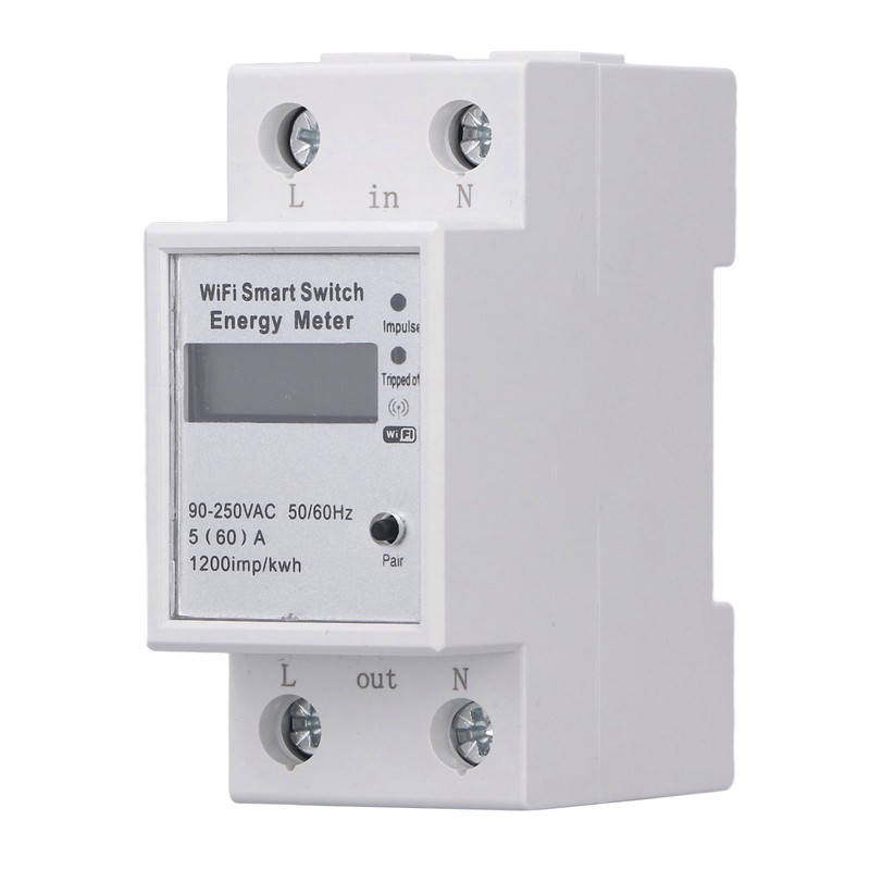 WIFI Smart Energy Meter LCD Display Household for Tuya 1
