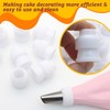 LUTQ 10 Pack Piping Bag Couplers for Icing Nozzles, Medium