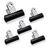 Pack of 5 x 70mm Jumbo Bulldog Letter Clips Grip