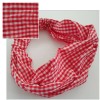 unbranded NEW RED WHITE LRG CHECKERED GIFT HAIR STRETCHY ELASTIC
