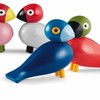 kai・bo-isen of Bird Ornament Songbird Blue