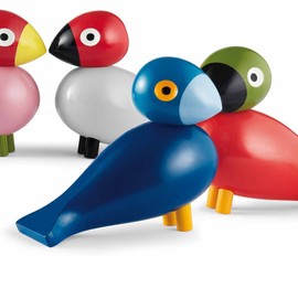 kai・bo-isen of Bird Ornament Songbird Blue