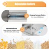 RocoReny 2 Roller Manual Barley Malt Mill, Adjustable Stainless Steel