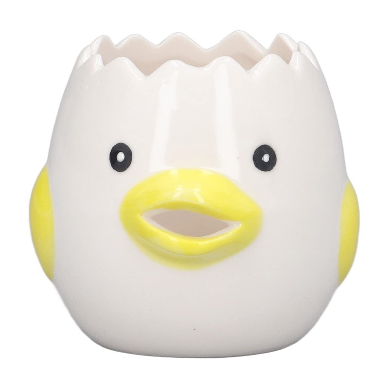 Cute Chick Egg Separator,Ceramic Egg White Liquid Filter, Egg White