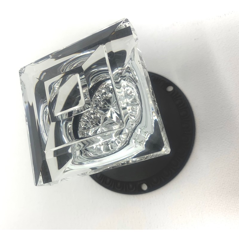 Exceptional Princess-Diamond Cut Crystal French Door Knobs-When only the Very