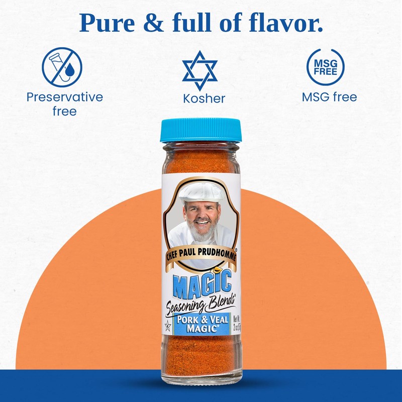 Chef Paul Magic Seasoning Blends Pork & Veal Magic |
