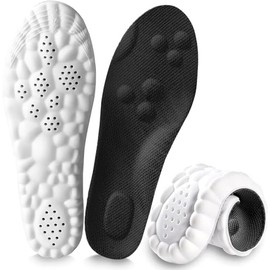 1 par Plantillas deportivas Para Pies De Memory foam Acolchonables Antidolor Ortopedicas Antiolor Transpirables Arco De Absorción de impactos Ideal Para Correr Escalar Para Hombres y Mujeres (28 cm)