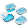 Annaklin Collapsible Food Storage Containers with Lids & Vent, 11.8