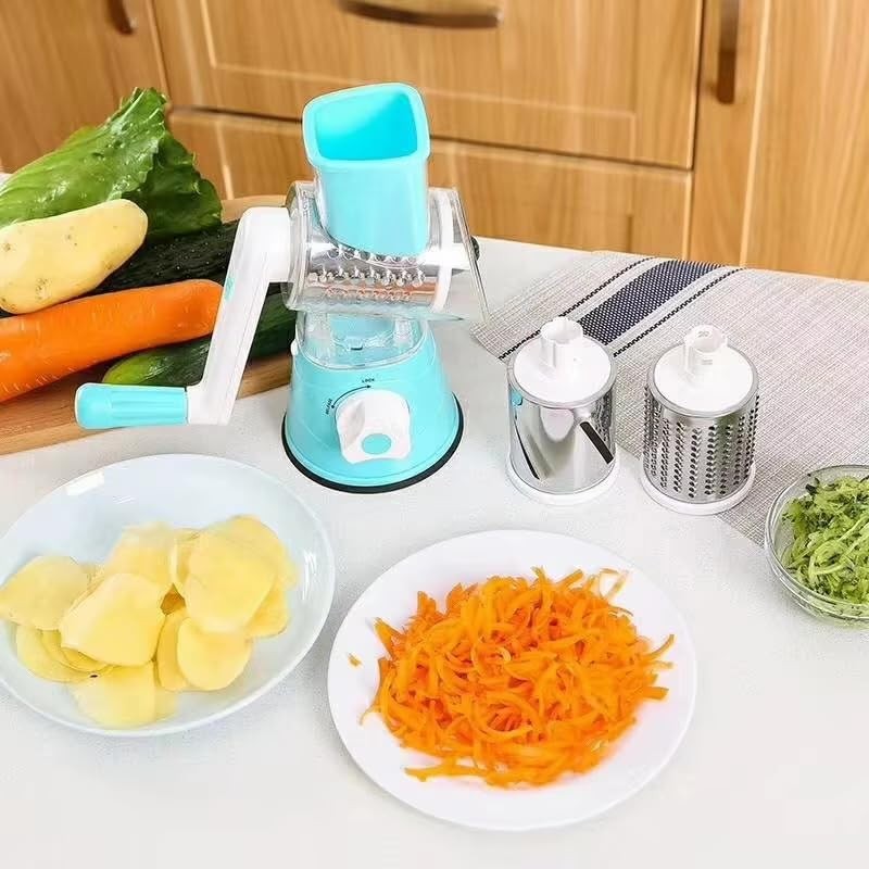 SIZAH Blue Cheese and Vegetable Grater with 3 Blades –
