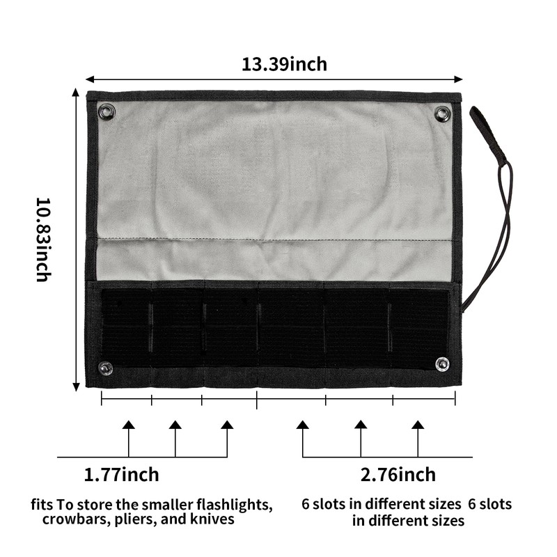 Pocket Knife Display Bag,6 Slots with Pocket Knives, Folding Small