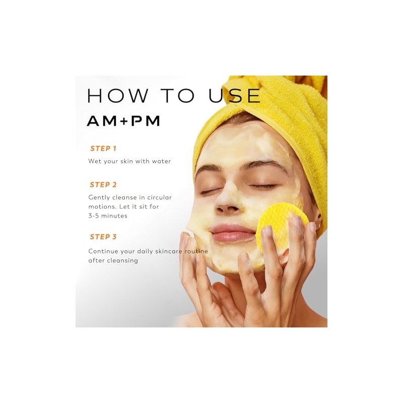 Turmeric Kojic Acid Cleansing Pads, 50 PCS Turmeric Pads for