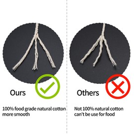 Vivifying Butchers Twine, 2pcs x 656 Feet Food Safe Cotton Bakers Twine String for Tying Meat, Making Sausage, Trussing Turkey, Roasting, Cooking and Packing(Beige)