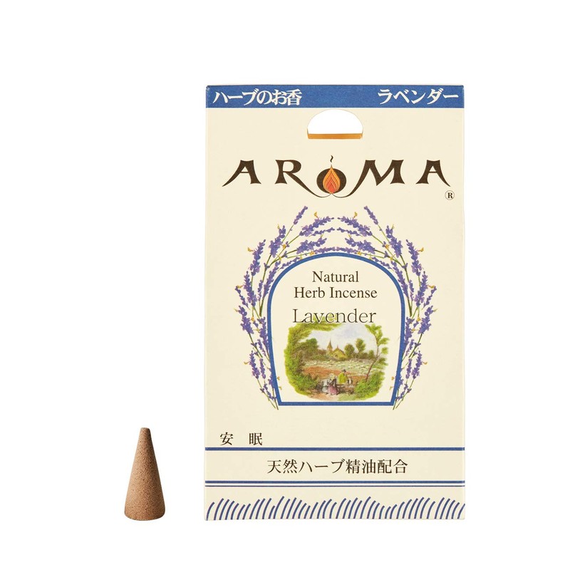 Global Product Planning Herbal Incense Lavender 16 Count (Cone Incense)