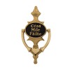 Exclusively Irish Claddagh Door Knocker for Front Door Brass Knocker