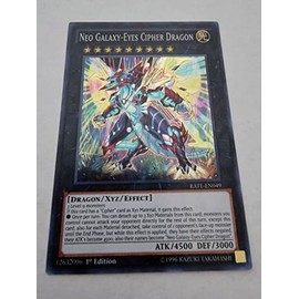 Neo Galaxy-Eyes Cipher Dragon - RATE-EN049 - Raging Tempest - Super Rare - 1st Edition