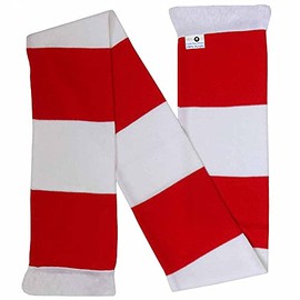 Swindon Town Football Fans Red & White Retro Traditional Match Day Bar Scarf (100% Acrylic)…