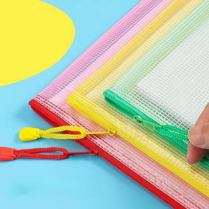 A4 Plastic Wallets 10Pcs A4 Zip Wallets File Folder Zip