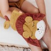 KIKADU Lion Face Cloth, Children's Wash Cloth with Animal Face