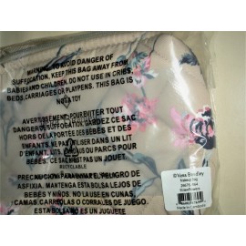 Vera Bradley Cosmetic Makeup Bag / Pouch.  Performance Twill Straw Flowers. NWT