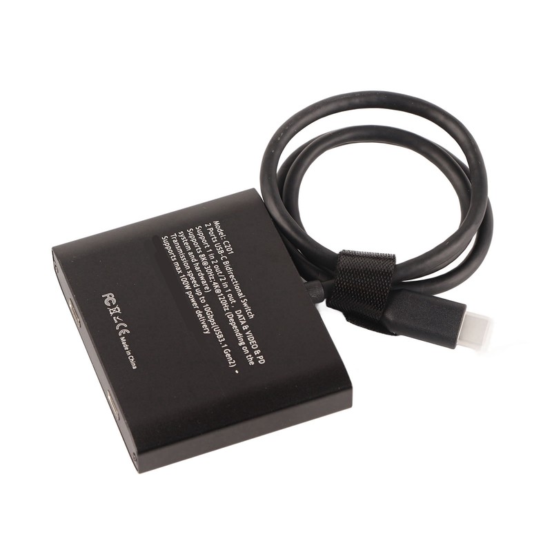 USB C Bi Directional Switcher 2 in 1 Out 1