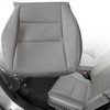 NLQR Front Driver Bottom Replacement Seat Cover Gray Microfiber Leather