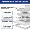 VOLISUN Solar Post Cap Lights: 8 - Pack Outdoor Deck